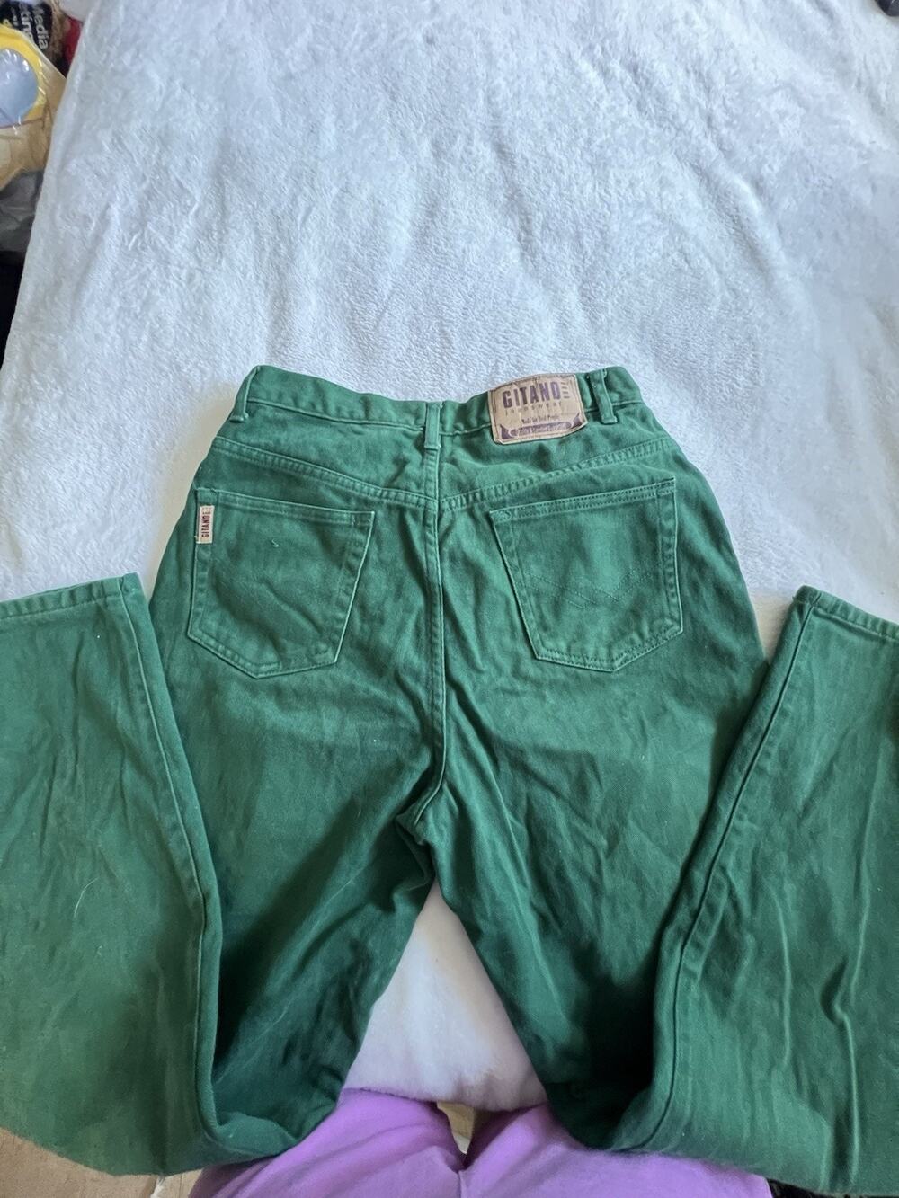 PS Gitano Green Mom Jeans Size 12 Vintage Y2K excellent
